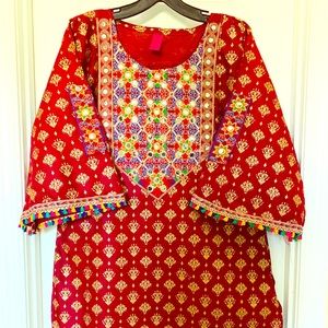 Mirror work kurti!